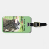 English Mastiff gutes Gefühl  ラゲッジタグ (正面横)