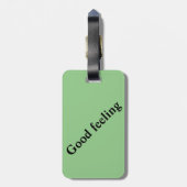 English Mastiff gutes Gefühl  ラゲッジタグ (裏面縦)