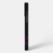 English Mastiff Neon englische Dogge iPhoneケース (左側面)