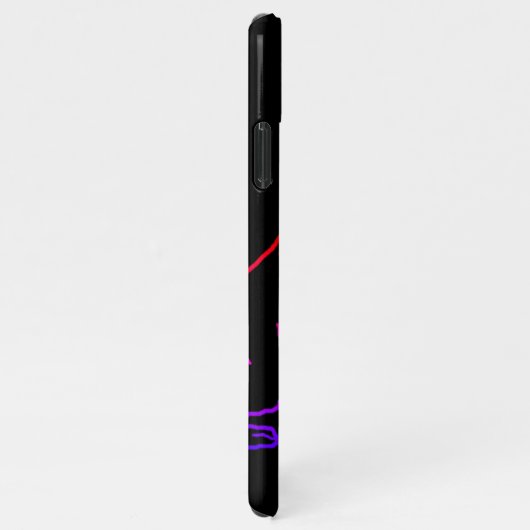 English Mastiff Neon englische Dogge iPhoneケース (右側)