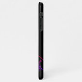 English Mastiff Neon englische Dogge iPhoneケース (左側)