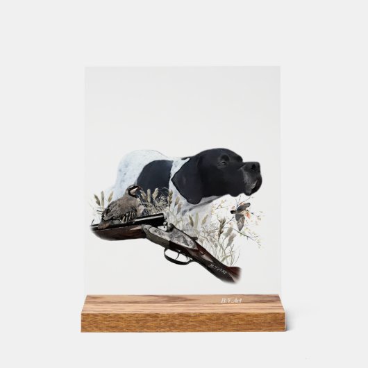 English Pointer  アクリルサイン (正面)