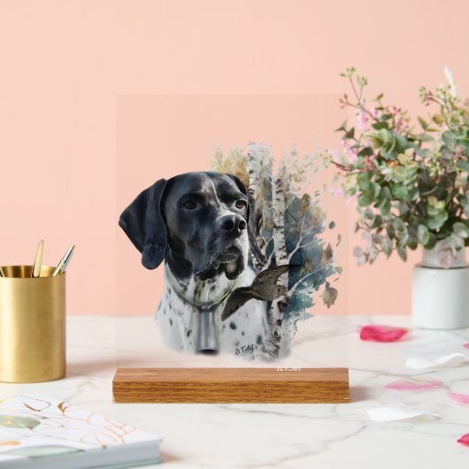 English Pointer  アクリルサイン (ウェディング)