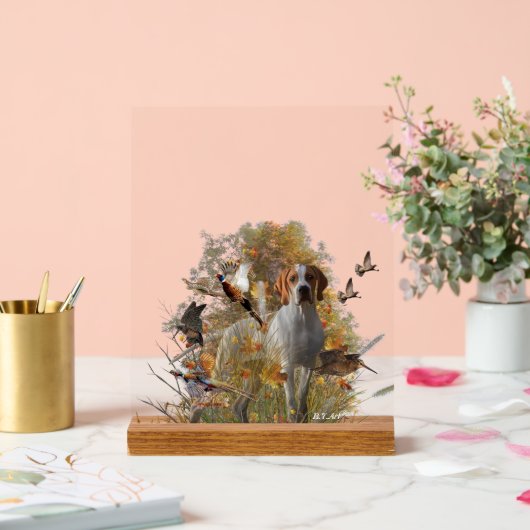 English Pointer  アクリルサイン (ウェディング)