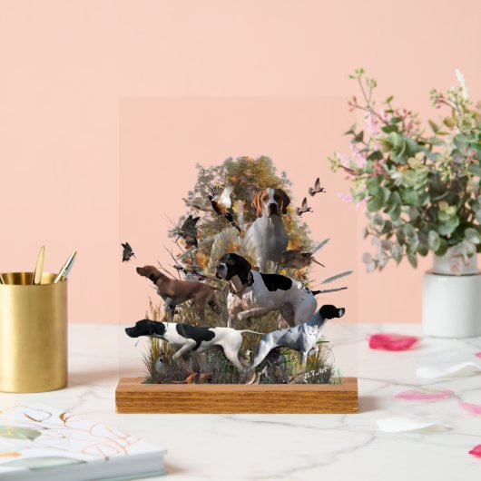 English Pointer  アクリルサイン (ウェディング)