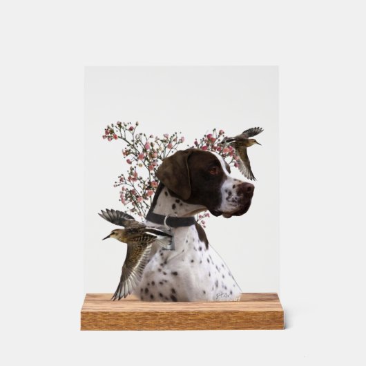 English Pointer  アクリルサイン (正面)