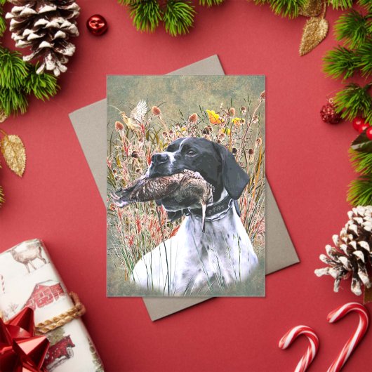 English pointer アクリル招待状 (インサイチュ (クリスマス))