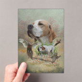 English Pointer  アクリル招待状 (インサイチュ (ポータブル))