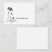 English Pointer ノートカード (正面/裏面)