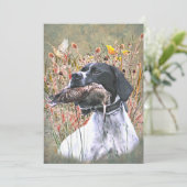 English pointer 招待状 (スタンド正面)