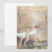 English Pointer  招待状 (正面/裏面)