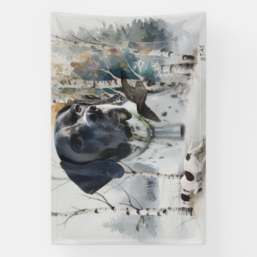 English Pointer  横断幕 (縦)