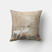 English Pointer is 狩りthe Pheasants クッション (裏面)