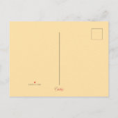 English Rose インビテーションポストカード (裏面)