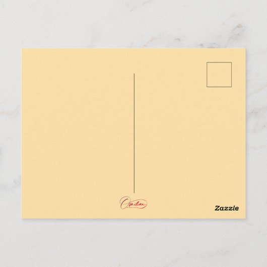 English Rose ポストカード (裏面)