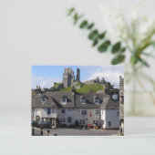 English Scenes, Corfe Castle, Dorset ポストカード (スタンド正面)