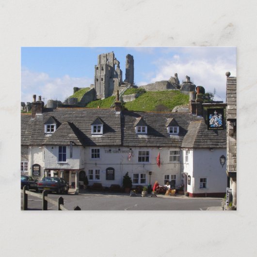 English Scenes, Corfe Castle, Dorset ポストカード (正面)