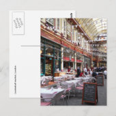 English Scenes, Leadenhall market, London ポストカード (正面/裏面)