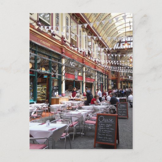 English Scenes, Leadenhall market, London ポストカード (正面)