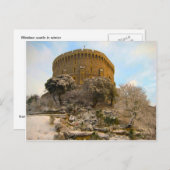 English Scenes, Windsor castle in winter ポストカード (正面/裏面)