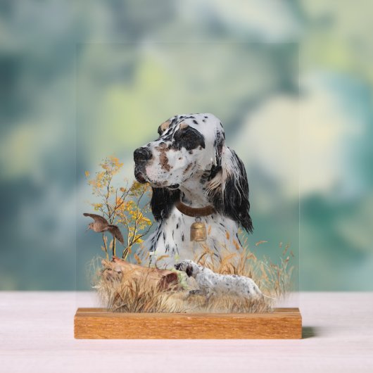 English Setter アクリルサイン (ニュートラル)