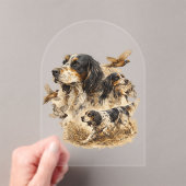 English Setter  アクリル招待状 (インサイチュ (ポータブル))