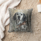 English Setter クッション (ブランケット)