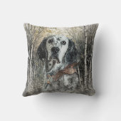 English Setter クッション (裏面)