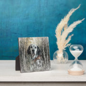 English Setter  フォトプラーク (インサイチュ)