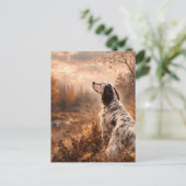 English Setter ポストカード (スタンド正面)