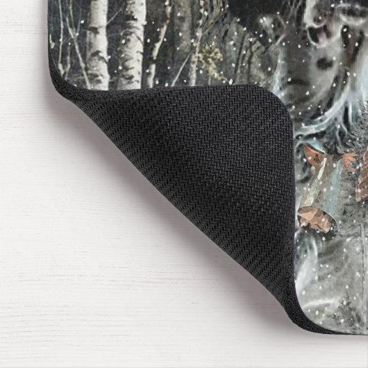 English Setter  マウスパッド (コーナー)