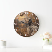 English Setter ラージ壁時計 (ホーム)