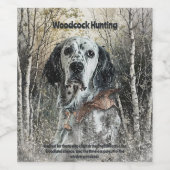 English Setter  ワインラベル (シングルラベル)