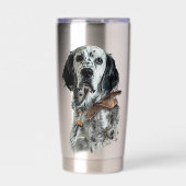 English Setter  保温保冷タンブラー (正面)