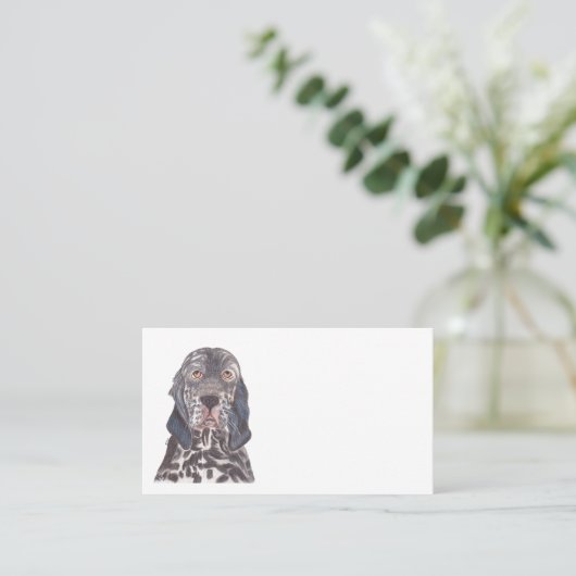ENGLISH SETTER 名刺 (スタンド正面)
