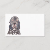 ENGLISH SETTER 名刺 (裏面)