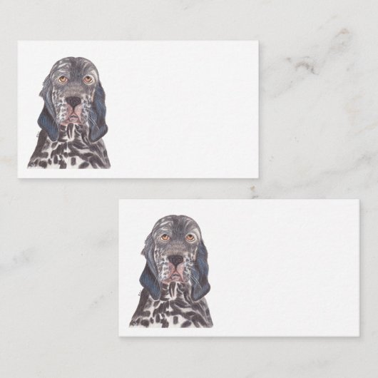 ENGLISH SETTER 名刺 (正面/裏面)