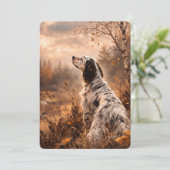 English Setter 招待状 (スタンド正面)