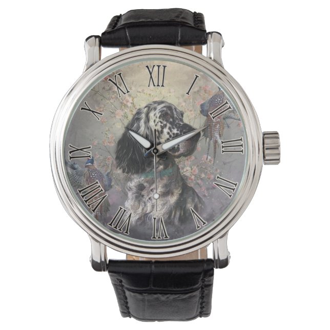 English Setter 腕時計 (正面)