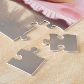 English Setter Beach Relax Scene ジグソーパズル (側面)