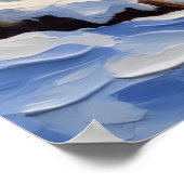 English Setter Christmas Boat Holiday ポスター (角)