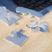 English Setter Christmas Red Truck Holiday ジグソーパズル (側面)