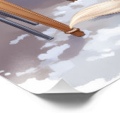 English Setter Cozy Classroom Teacher Santa ポスター (コーナー)