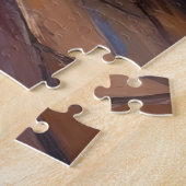 English Setter Dog Cozy Hearth Fairy Lights ジグソーパズル (側面)