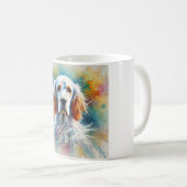 English Setter in Nature 060924AREF147 - Watercolo コーヒーマグカップ (正面右)