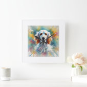 English Setter in Nature 060924AREF147 - Watercolo スクエア壁時計 (ホーム)