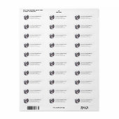 English Setter Return Address Labels ラベル (フルシート)