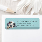 English Setter Return Address Labels ラベル (インサイチュ)