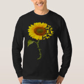 English Setter Sunflower Tシャツ (正面)