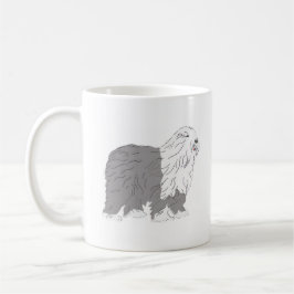 English Sheepdog コーヒーマグカップ
